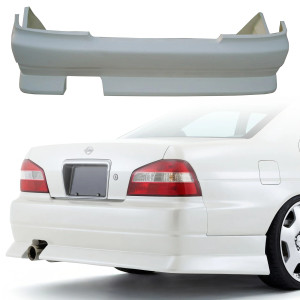 VSaero FRP FKON Rear Bumper > Nissan Laurel (C35) 1998-2002 - image 1