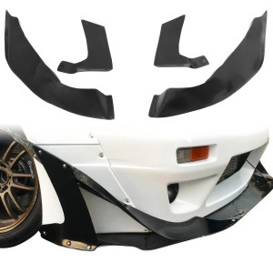 FRP TKYO v2 Wide Body Front Canards 4pc > Nissan Silvia (S13) 1989-1994 > 2dr Coupe - image 1