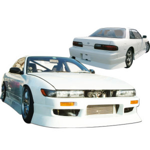FRP URA v4 Body Kit 4pc > Nissan Silvia (S13) 1989-1994 > 2dr Coupe - image 1