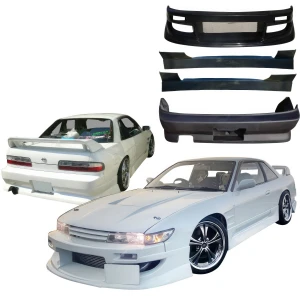 FRP WOR9 Body Kit 4pc > Nissan Silvia (S13) 1989-1994 > 2dr Coupe - image 1