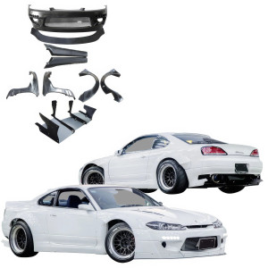 VSaero FRP TKYO Wide Body Kit > Nissan Silvia (S15) 1999-2002 - image 1