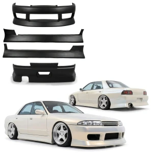 FRP BSPO Body Kit 4pc > Nissan Skyline (R32) GTS 1990-1994 > 4dr Sedan - image 1