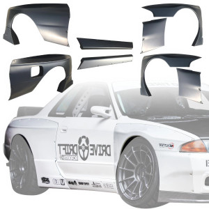 FRP TKYO Wide Body Fenders w Sides Kit > Nissan Skyline (R32) GTR 1990-1994 > 2dr Coupe - image 1