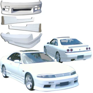 FRP MSPO Body Kit 4pc > Nissan Skyline (R33) GTS 1993-1995 > 2dr Coupe - image 1