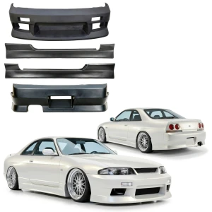 FRP MSPO Body Kit 4pc > Nissan Skyline (R33) GTS 1993-1995 > 2dr Coupe - image 1