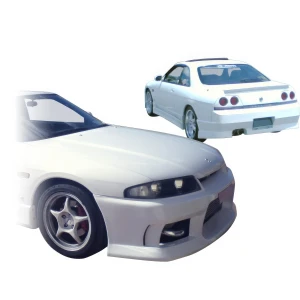 FRP MSPO v2 Body Kit 4pc > Nissan Skyline (R33) GTS 1993-1995 > 2dr Coupe - image 1