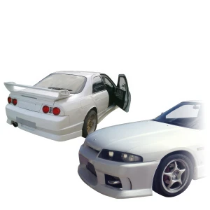 FRP MSPO v2 Body Kit 4pc > Nissan Skyline (R33) GTS 1993-1995 > 4dr Sedan - image 1