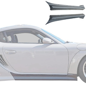 VSaero FRP TKYO v2 Wide Body Side Skirts > Porsche Cayman (987) 2006-2008 - image 1