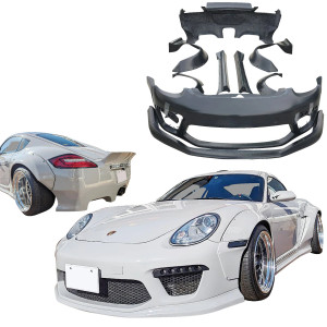 VSaero FRP TKYO v2 Wide Body Kit > Porsche Cayman (987) 2006-2008 - image 1