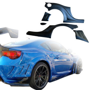 FRP VAR Wide Body Fenders (rear) 5pc 65mm > Scion FR-S (ZN6) 2013-2016 - image 1