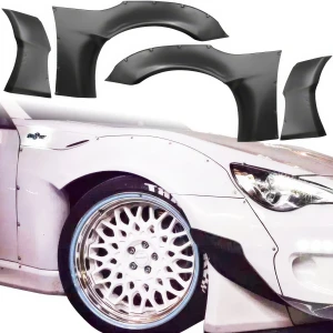 FRP TKYO v2 Wide Body Fender Flares (front) 4pc 45mm > Scion FR-S 2013-2016 - image 1