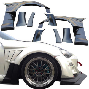 VSaero FRP VAR Wide Body Fenders (front) 8pc 50mm > Subaru BRZ (ZN6) 2013-2020 - image 1