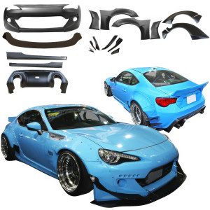 VSaero FRP TKYO v2 Wide Body Kit w Wing 20pc > Subaru BRZ (ZN6) 2013-2020 - image 1