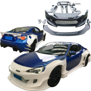 VSaero FRP TKYO v3 Wide Body Kit w Wing 18pc > Subaru BRZ (ZN6) 2013-2020 - image 1