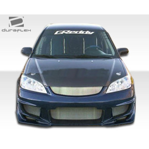 2004-2005 Honda Civic 2dr / 4DR Bomber Front Bumper - 1 Piece - image 1