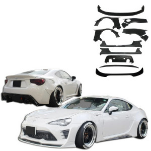 VSaero FRP AG T2 Wide Body Kit w Wings > Toyota 86 2017-2020 - image 1