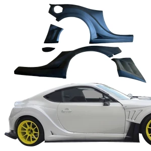 FRP VAR Wide Body Fenders (rear) 5pc 65mm > Toyota 86 2017-2021 - image 1