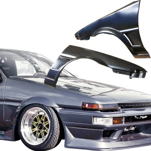 VSaero FRP ORI Wide Body Fenders (front) 20mm > Toyota Corolla (AE86) 1984-1987 > 2/3dr - image 1