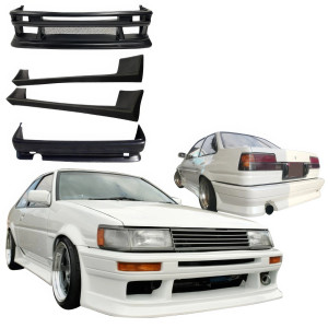 VSaero FRP VERT Body Kit 4pc > Toyota Corolla (AE86) Levin 1984-1987 > 2/3dr - image 1