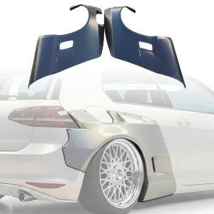 FRP TKYO Wide Body Flares (rear) 2pc 70mm > Volkswagen Golf MK7 2015-2018 > 2dr - image 1