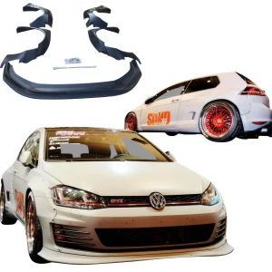 FRP TKYO Wide Body Kit 7pc > Volkswagen Golf MK7 2015-2018 > 2dr - image 1