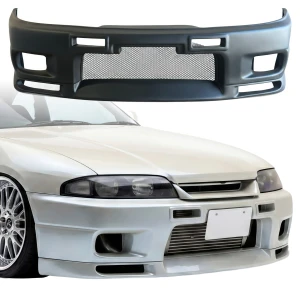 FRP GTR-look Front Bumper > Nissan Skyline (R33) GTS 1993-1995 > 2/4dr - image 1