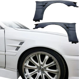 FRP ORI Wide Body Fenders (front) 20mm > Toyota Chaser (JZX100) 1997-2000 - image 1