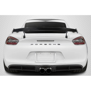 2014-2023 Porsche Cayman 718 Carbon Creations GT4 Look Rear Wing Spoiler - 3 Piece - image 1