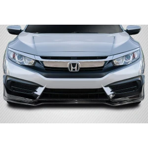 2016-2018 Honda Civic 2DR 4DR Type M Front Lip Under Spoiler - 1 Piece - image 1