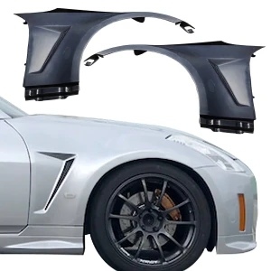 FRP S2 Fenders (front) > Nissan 350Z (Z33) 2003-2008 - image 1