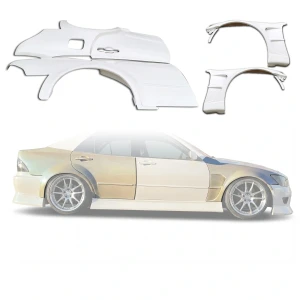FRP BSPO Wide Body Fenders (set) 8pc > Lexus IS300 2000-2005> 4dr - image 1