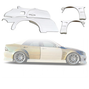 FRP BSPO Wide Body Fenders (set) 8pc > Lexus IS300 2000-2005> 4dr - image 1