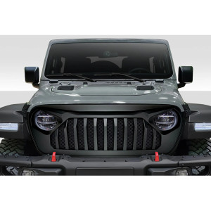 2018-2025 Jeep Wrangler JL Gladiator JT Duraflex Predator Grille - 1 Piece - image 1