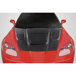 2005-2013 Chevrolet Corvette C6 World Challenge Look Hood - 1 Piece - image 1