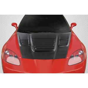 2005-2013 Chevrolet Corvette World Challenge Look Carbon Fiber Hood - image 1