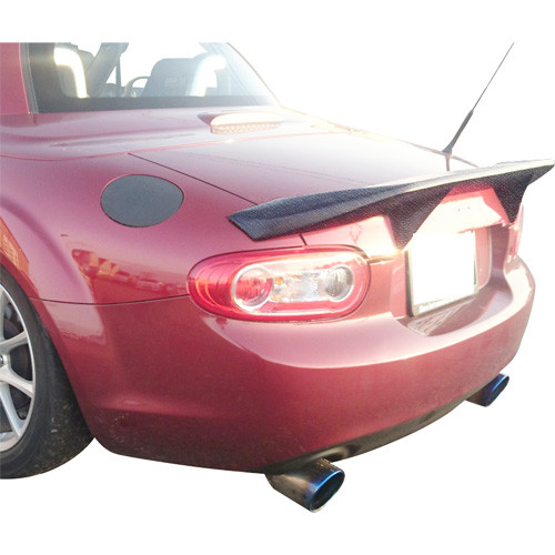 ModeloDrive Carbon Fiber XTR Trunk Spoiler Wing > Mazda Miata (NC) 2006-2015