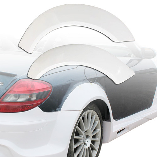 ModeloDrive FRP BLK Series Wide Body Fenders (rear) > Mercedes-Benz SLK (R171) 2005-2011