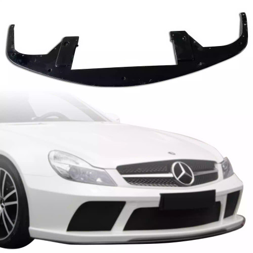 ModeloDrive FRP BLK Series Front Splitter > Mercedes-Benz SL (R230) 2003-2012 - image 1