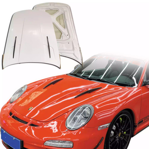 ModeloDrive Partial Carbon Fiber MDES Hood Frunk (front) > Porsche 911 (997) 2005-2012 - image 1