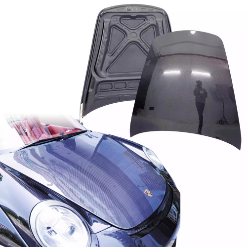 ModeloDrive Carbon Fiber OER Hood Frunk (front) > Porsche 911 (997) 2005-2012 - image 1