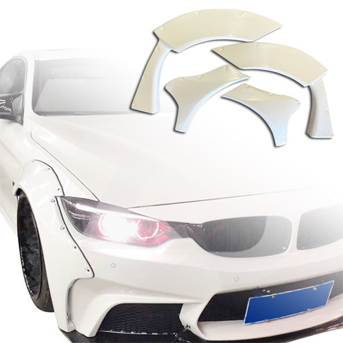 ModeloDrive FRP LBPE Wide Body Fenders (front) 6pc > BMW 4-Series F32 2014-2020 - image 1