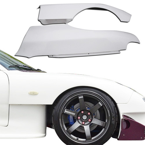 ModeloDrive FRP RAME AD-GT Wide Body Fenders (front) > Mazda RX7 (FD3S) 1993-1997