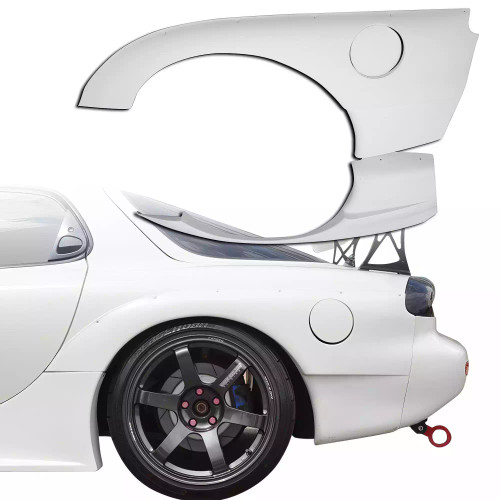 ModeloDrive FRP RAME AD-GT Wide Body Fenders (rear) 3pc > Mazda RX-7 (FD3S) 1993-1997 - image 1