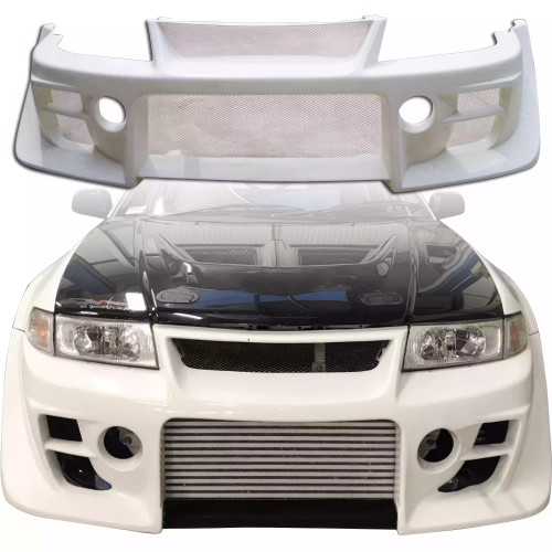 ModeloDrive FRP DMD Front Bumper > Mitsubishi Evolution EVO5 EVO6 1998-2001> 4dr - image 1