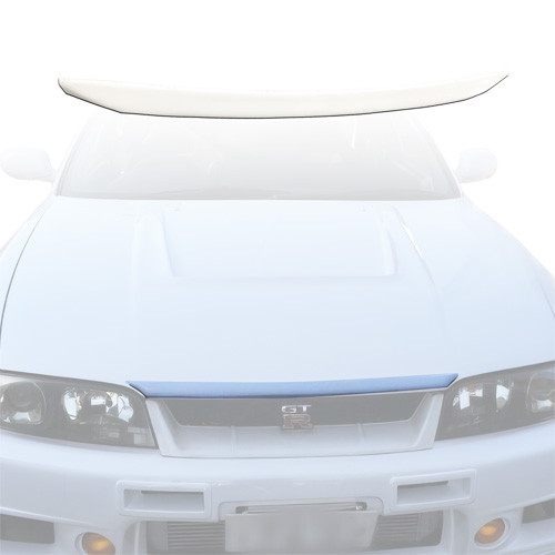 ModeloDrive FRP OER GTR Hood Brow Accent > Nissan Skyline R33 GTS GTR 1995-1998 - image 1