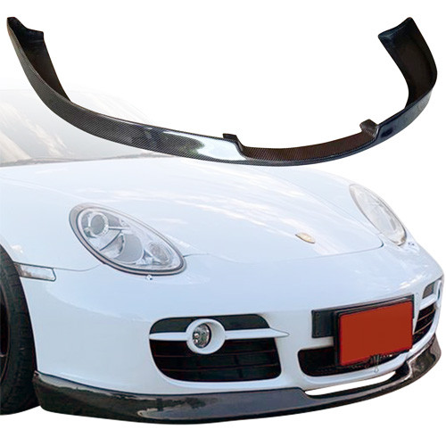 ModeloDrive Carbon Fiber TART Front Lip Valance > Porsche Cayman (987) 2006-2008 - image 1