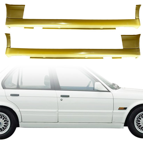 ModeloDrive FRP MTEC Side Skirts > BMW 3-Series 318i 325i E30 1984-1991 > 4dr Sedan - image 1