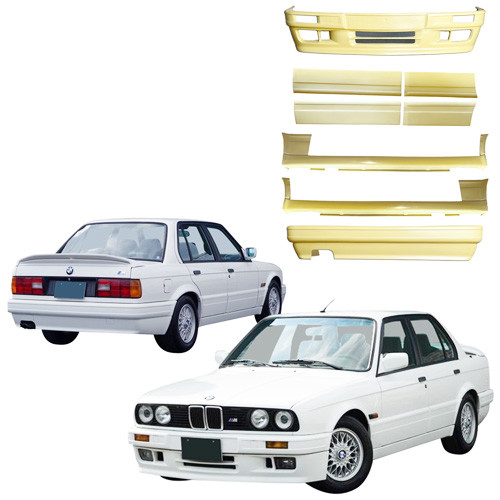 ModeloDrive FRP MTEC Body Kit > BMW 3-Series 318i 325i E30 1984-1991 > 4dr Sedan - image 1