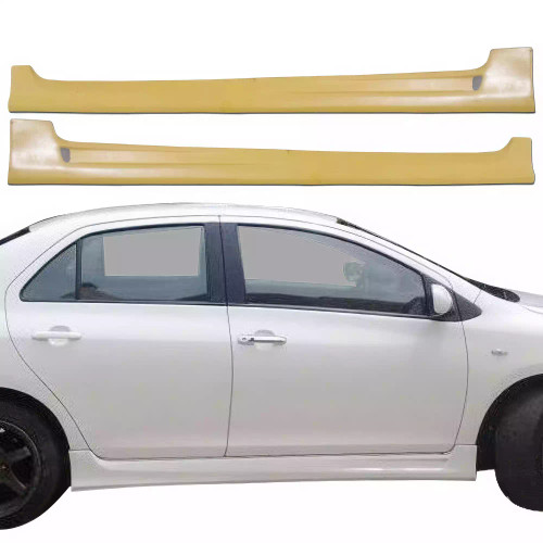 ModeloDrive FRP GALX Side Skirts > Toyota Yaris 2007-2011 > 4dr Sedan - image 1