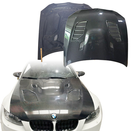 ModeloDrive Carbon Fiber VAR Hood > BMW M3 E92 E93 2008-2013 - image 1